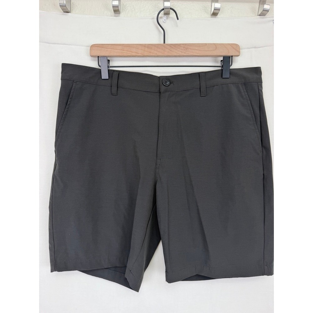 PGA Tour Performance Stretch Golf Shorts Men 36 Black Activewear